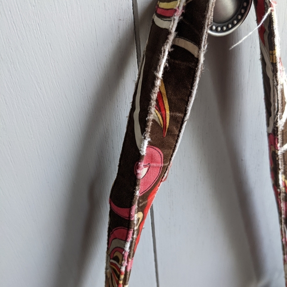 Vera Bradley Pink and Brown Crossbody Bag - Picture 6 of 7